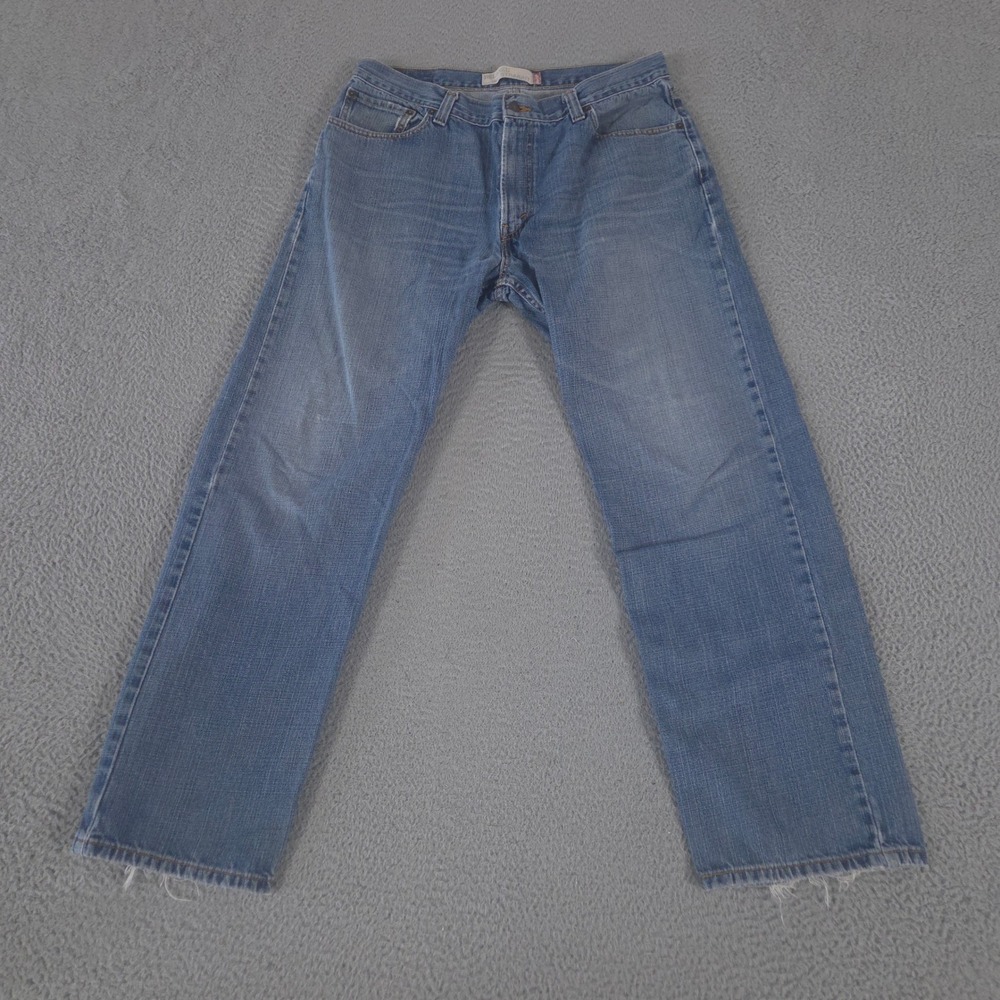 VINTAGE Levi's Jeans Mens 36x32 Blue 559 Relaxed Straight 100% Cotton Denim 90s